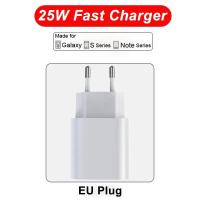 ราคา 25W Original USB Type C Super Fast Charger for Samsung Galaxy S23 S22 S21 S20 S10 S8 S9 Note 10 Fast Charging Type C Cable Line (20594132742)