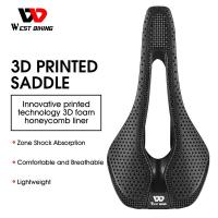 ราคา WEST ขี่จักรยานจักรยานอานเบา3D พิมพ์จักรยานอานคาร์บอนไฟเบอร์ไนล่อนสบายระบายอากาศกลวงจักรยานอาน MTB ถนนจักรยานขี่จักรยานเบาะนั่ง (16782291399)
