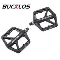 ราคา BUCKLOS Mountain Bike Pedal Bicycle Flat lock Clipless Pedal Fit SPD Sealed Bearing Dual MTB Pedals SH56 MTB Cleat for Shimano (20135674640)