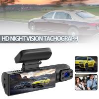 ราคา Acesia กล้องติดรถยนต์รถแบบมีสองเลนส์1080P 32GB เครื่องบันทึกวีดีโอ G Sensor กล้องหน้าหลังและภายใน3 16นิ้วหน้าจอ IPS แบบ Full HD กล้องติดรถยนต์รถ170 มุมกว้างมืดซูเปอร์การมองเห็นได้ในเวลากลางคืนโคมไฟเซน