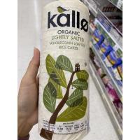 ราคา ขนมข้าวอบกรอบ แบบผสมเกลือเล็กน้อย ตรา แคโล่ 130 g Organic Lightly Salted Wholegrain Rice Cakes Kallo Brand ออร์แกนิค (15227276878)