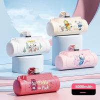 ราคา Disney Pocket Power Bank บางเฉียบขนาดเล็กแบบพกพาน่ารักการ์ตูนไร้สาย (20231199414)