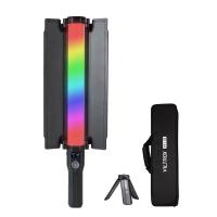 ราคา VILTROX H18 RGB แท่งไฟสองด้านหลอดไฟ18วัตต์ LED แฟลชวิดีโอแท่งเติมแสงแบบมือถือ2800K 6800K หรี่แสงได้26เอฟเฟกต์การควบคุมแอพพลิเคชั่นพร้อมกระเป๋าใส่โน๊ตบุ๊คแบบพกพาขาตั้งกล้องเล็กๆที่ถอดออกได้สำหรับ Vlog