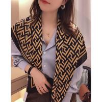 ราคา LUCY Fashion silk handmade scarf printed square scarf fashion accessories shawl womens neck scarf 90x90cm headscarf (15263258257)