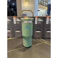 ราคา Stanley ลูกกลิ้งถ้วยเส้นใยโพลีเมอร์พร้อมฝาครอบฟางแก้วกาแฟสแตนเลสขวดเก็บความร้อนถ้วยรถยนต์ถ้วยสุญญากาศขนาด30ออนซ์ 887มล (19950117236)