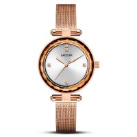 ราคา MEGIR นาฬิกาผู้หญิงแฟชั่นตัดกระจกนำเข้าสายรัดเหล็กเพชรควอตซ์นาฬิกาผู้หญิง4211 (18723900668)