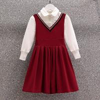 ราคา Baby Girls Dress Spring Preppy Style Dress For Girls Long Sleeve Kids Dresses Autumn Children Clothes For 6 8 10 12 14 Years (17307231572)