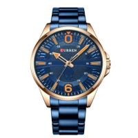 ราคา Curren นาฬิกาข้อมือผู้ชาย แท้ 100 หน้าปัดเรียบหรูหรา สายสแตนเลส รุ่น C8389 พร้อมกล่องนาฬิกา CURREN รุ่นใหม่ (8958744516)