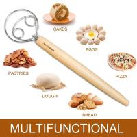 ราคา เครื่องตีแป้งเครื่องผสมมือขนาดใหญ่สแตนเลสเค้กขนมอบแป้งขนมปังไม้ (19353272795)