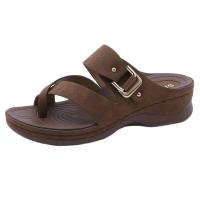 ราคา แว่นตาแฟชั่น Toe รองเท้าแตะสตรีทรงบีบ Casual Slip On รองเท้าส้นสูง (9644888464)