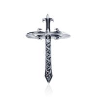 ราคา ake ake Prophets Calibur Braided Ring แหวนเงินแท้ 925 แกะมือขัดเงาลงดำขับลาย ลายดาบกางเขน พันลายเกลียวฝักดาบ (11386958341)