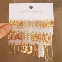 ราคา ชุดต่างหูห่วงไข่มุกเรซินต่างหูทองรูปหัวใจผีเสื้อสำหรับผู้หญิงเครื่องประดับอัญมณี (20401586248)