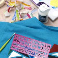 ราคา 4ชิ้นสำหรับภาพวาดเด็กแม่แบบพลาสติกการเรียนรู้ไม้บรรทัดบ้านโรงเรียนหลากสีตัวอักษรโปร่งแสงตัวอักษรอักษร Stencilfhjj (20066508587)