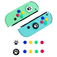 ราคา Nintendo Switchปุ่มจอยสติ๊กแท่งเก็บข้อมูลฝาจับฝาครอบป้องกันสำหรับNintendo Switch Joy Con Controller ABXY Keyสกินสติ๊กเกอร์กรณี (19791682492)