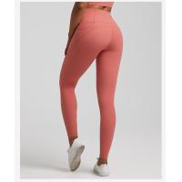 ราคา New Womens High Waist Tight Yoga Pants with Side Entry Pockets Workout Leggings Workout Yoga Pants (20400406524)