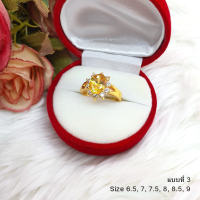 ราคา แหวนทองฝังพลอย เบอร์ 6 5 7 7 5 8 8 5 9 ทับทิม โกเมน แซฟไฟร์ บุษราคัม มกรกต หุ้มเศษทองแท้เยาวราช (16739631153)