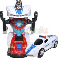 ราคา MKTOY รถของเล่น รถแปลงร่าง แปลงเป็นหุ่นยนต์ วิ่งชนถอยเปลี่ยนทิศทาง มีเสียงและไฟ FW 2033 (14191025501)