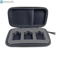 ราคา Lavalier ไมโครโฟนกล่องเก็บช่องคู่ขนาดกะทัดรัดดิจิตอลไร้สายไมค์เดินทางกรณีเข้ากันได้สำหรับ Rode ไร้สาย Go Ii go 2 (14507004511)