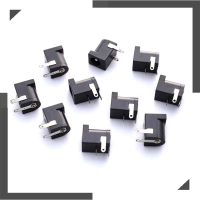 ราคา WonderfulBuyinge 10pcs PCB MOUNT 5 5x2 1mm FEMALE DC Power Jack PLUG SOCKET CONNECTOR สีดำ (20421141387)