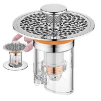 ราคา Bathroom Sink Stopper Leak Proof Bathtub Drain Plug Detachable Press Type Tub Stopper Bathtub Drain Pop Up Drain Stopper For Bathroom Sink Bathroom Sink Strainer feasible (20403498604)