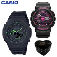 ราคา G Shock Baby G GA2100 BA111 คู่ชายหญิงชุดกีฬานาฬิกาแสดงเวลาคู่กันกระแทกและกันน้ำโลกไฟ LED คนรักกีฬานาฬิการับประกัน 4 ปี BA 111 1A GA 2100 1A3 (17057270436)