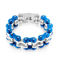 ราคา เครื่องประดับแฟชั่นสแตนเลสแฟชั่นโลหะอินเทรนด์ขนาดใหญ่โซ่จักรยานสร้อยข้อมือไทเทเนียมเหล็กผู้ชายโซ่จักรยาน (16886510340)