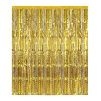 ราคา ในสต็อก 1แพ็คฉากหลังปาร์ตี้ฟอยล์โลหะตะเข็บแวววาวผ้าม่านตกแต่งวันเกิดม่านฟอยล์สำหรับงานวันเกิดจบการศึกษางานแต่งงานหมั้นเจ้าสาวสละโสดสาวปาร์ตี้วันหยุด (10540573668)