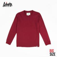 ราคา Just Say Bad เสื้อแขนยาว 3XL 4XL ไซส์ใหญ่ จั้มแขน สีกรม ดำ ขาว เลือดหมู รุ่น Classic Long เสื้อคนอ้วน BLB (1831752468)