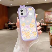 ราคา เคส สําหรับ iPhone 11 13 14 12 Pro Max 7 8 SE Plus XR X XS 6 เคสไอโฟน น่ารัก เคสโทรศัพท์มือถือ รัก เคสโทรศัพท์ สีม่วง Case (20468138009)