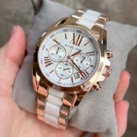 ราคา นาฬิกาผู้หญิง นาฬิกาข้อมือ รุ่น Bradshaw MK6066 วงในใช้ได้ สายสแตนเลส หน้าปัด 36 มม มี วันที่ กันละอองน้ำ และ ฝนตกได้ พร้อมกล่องดำฟรี (15923853767)