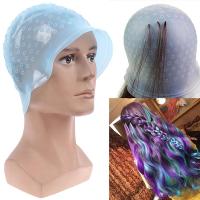 ราคา gou หมวกทำสีผมสำหรับแต่งผมทำจากซิลิโคน หมวกสำหรับย้อมสีแบบตะขอ (19649496888)