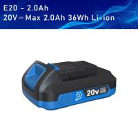 ราคา PROSTORMER 2000mAh4000mAh work on 20V Lithium Ion series Cordless DirllBrushless WrenchScrewdriverCircular SawJig Saw (10963481809)