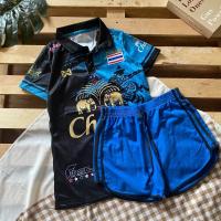 ราคา เสื้อบอลหญิงทีมชาติไทย เสื้อบอลทรงเลดี้ เข้ารูปใส่แล้วดูดี ชุดกีฬาหญิง ชุดฟุตบอลหญิง ฟรีไซส์อก32 36นิ้ว (13273366199)