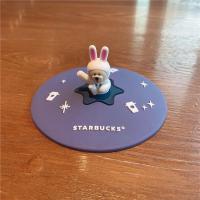 ราคา Starbucks ถ้วยน้ำดวงจันทร์กระต่ายชิมแก้วของขวัญแก้วกาแฟพร้อมด้ามจับเพชร (20028869168)