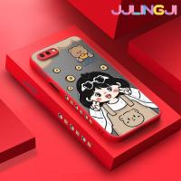 ราคา Jjlingji เคสสำหรับ OPPO R11 R11s R9s แฟชั่นสาวโชคดีบางดีไซน์ใหม่ขอบสี่เหลี่ยมด้านข้างกันกระแทกปลอกซิลิโคนเคสโทรศัพท์แบบแข็งป้องกันกล้องคลุมทั้งหมด Softcase (20859589505)