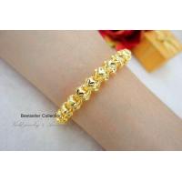 ราคา ManeeNopparut มณีณพรัช สร้อยข้อมือ แต่งหัวใจ น้ำหนัก 1บาท รุ่น BK00112 (1324196315)