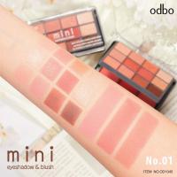 ราคา ODBO โอดีบีโอ EYESHADOW BLUSH OD1045 เซตแต่งหน้า อายแชโดว์ 12 สี บลัชออน 3 สี สีติดทน สุดคุ้ม (15052606642)