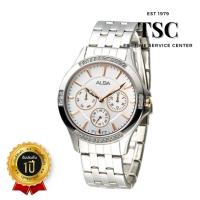 ราคา ALBA Japan ผู้หญิง AP6217x1 คริสตัลแท้ SWAROVSKI บอกวันที่ สัปดาห์ กล่อง ประกันศูนย์ไซโก้ (18408771029)