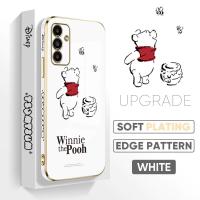 ราคา PMP Mall เคสปลอกสำหรับ Samsung กาแล็คซี่เคส S23 S23 S23พิเศษ5G เคสซัมซุง A14 5G ฟรี การ์ตูนวินนี่ช้อนส้อมมีดหมีพูห์น่ารักหมีพูรูปแบบขอบสี่เหลี่ยมชุบเคสโทรศัพท์เคสโทรศัพท์นิ่ม (17806860374)