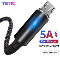 ราคา 3AไนลอนFast LED Lighting Cable Data Micro Usb CableสำหรับOPPO Xiaomi Samsung Vivoโทรศัพท์Android (3440674233)