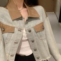 ราคา 酱พร้อมส่งแจ็คเก็ตยีนผู้หญิง แจ็คเก็ตยีนส์ เสื้อยีนส์แขนยาว สีทูโทนสไตล์เกาหลี พร้อมส่ง ผ้ายีนส์ แฟชั่นเกาหลี เสื้อผ้ากางเกงยีนส์ แจ็คเก็ตแฟชั่น1021 (20808933027)