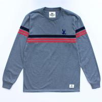 ราคา เสื้อยืดแขนยาวคาดแถบ 3 สี ปักนก L17 เสื้อกันหนาว (7001866333)