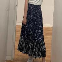 ราคา Uniqloน้องใหม่กระโปรงกระโปรงชีฟองชุดเดรสหน้าร้อนของ Cascading เสื้อเชิ้ตพิมพ์ลายยาวคำว่า437982 (17134286564)