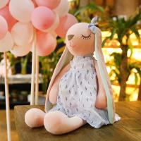 ราคา หูยาวน่ารักกระต่ายตุ๊กตาเด็กของเล่นตุ๊กตานุ่มสำหรับเด็กกระต่ายนอนยัดตุ๊กตาสัตว์ของเล่นเด็กสำหรับทารก (17272160309)