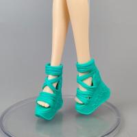 ราคา สีเขียวแฟชั่นรองเท้าสำหรับมอนสเตอร์สูงตุ๊กตารองเท้าส้นสูง1 6อุปกรณ์ตุ๊กตารองเท้าแตะสำหรับเคยหลังจากสูงเด็กของเล่น1 6 (16357918677)