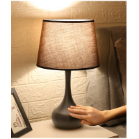 ราคา LRF LED bedroom button touch switch desk lamp creative study living room eye care study desk lamp care lamp night lighting European modern bedside lamp with warm bulb (17640291912)
