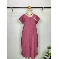 ราคา D05ชุดเดรสคอวีสาวอวบอ้วนพลัสไชต์ (21247047796)