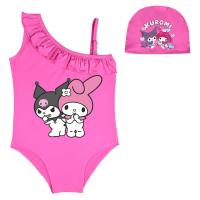 ราคา Sanrio ชุดว่ายน้ำเด็กอนิเมะ Kuromi เด็กพร้อมหมวกว่ายน้ำ Kawaii Hello Kitty ชุดว่ายน้ำ Beachwear หนึ่งชิ้นชุดว่ายน้ำเด็กหญิงวัยหัดเดิน (20238866890)