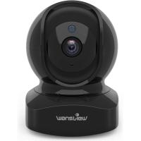 ราคา wansview Wireless Security Camera IP Camera 1080P HD WiFi Home Indoor Camera for Baby Pet Nanny Motion Detection 2 Way Audio Night Vision Works with Alexa with TF Card Slot and Cloud Black (1088078601