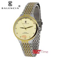 ราคา BALENCIA Fasion Wacth นาฬิกาข้อมือผู้ชาย สแตนเลสแท้ รุ่น W 2279 G SG สี 2 กษัตริย์ (1485454240)